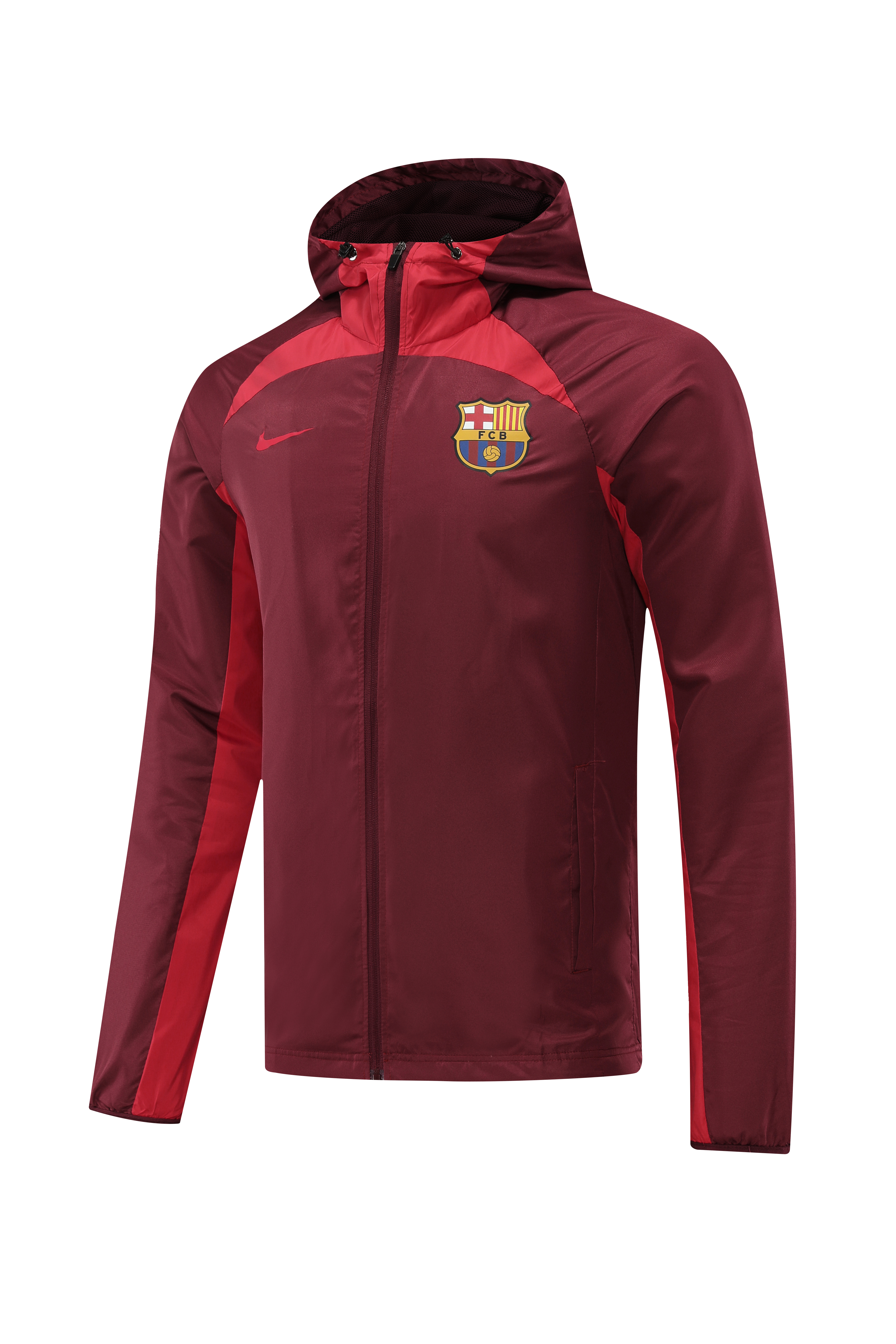 22-23 Barcelona Red Windbreaker